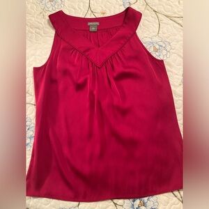 Ann Taylor shocking pink blouse
